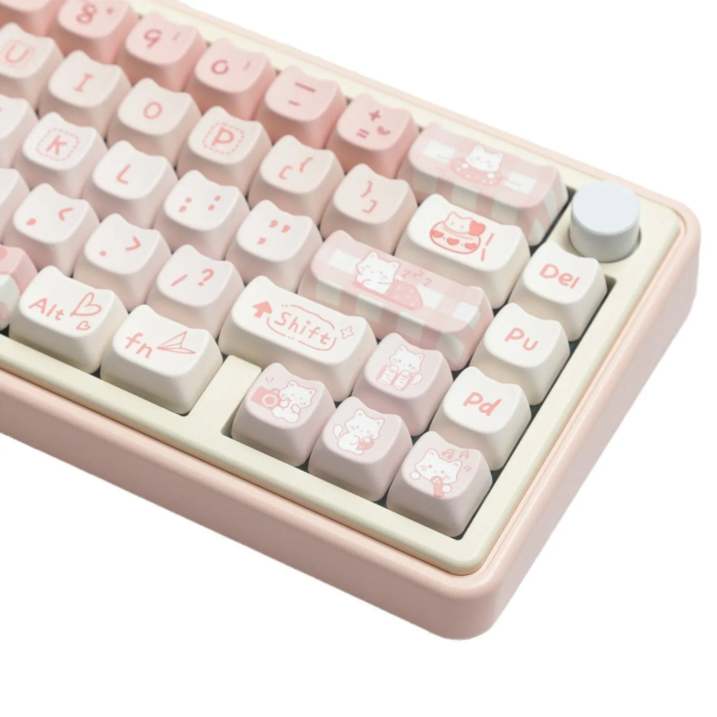 Full set of PBT dye-sublimated keycaps for mechanical keyboards with over 98 keys