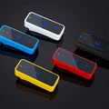 Mini ear-hook walkie-talkie for hair salon use with lithium battery and USB charging, random colour