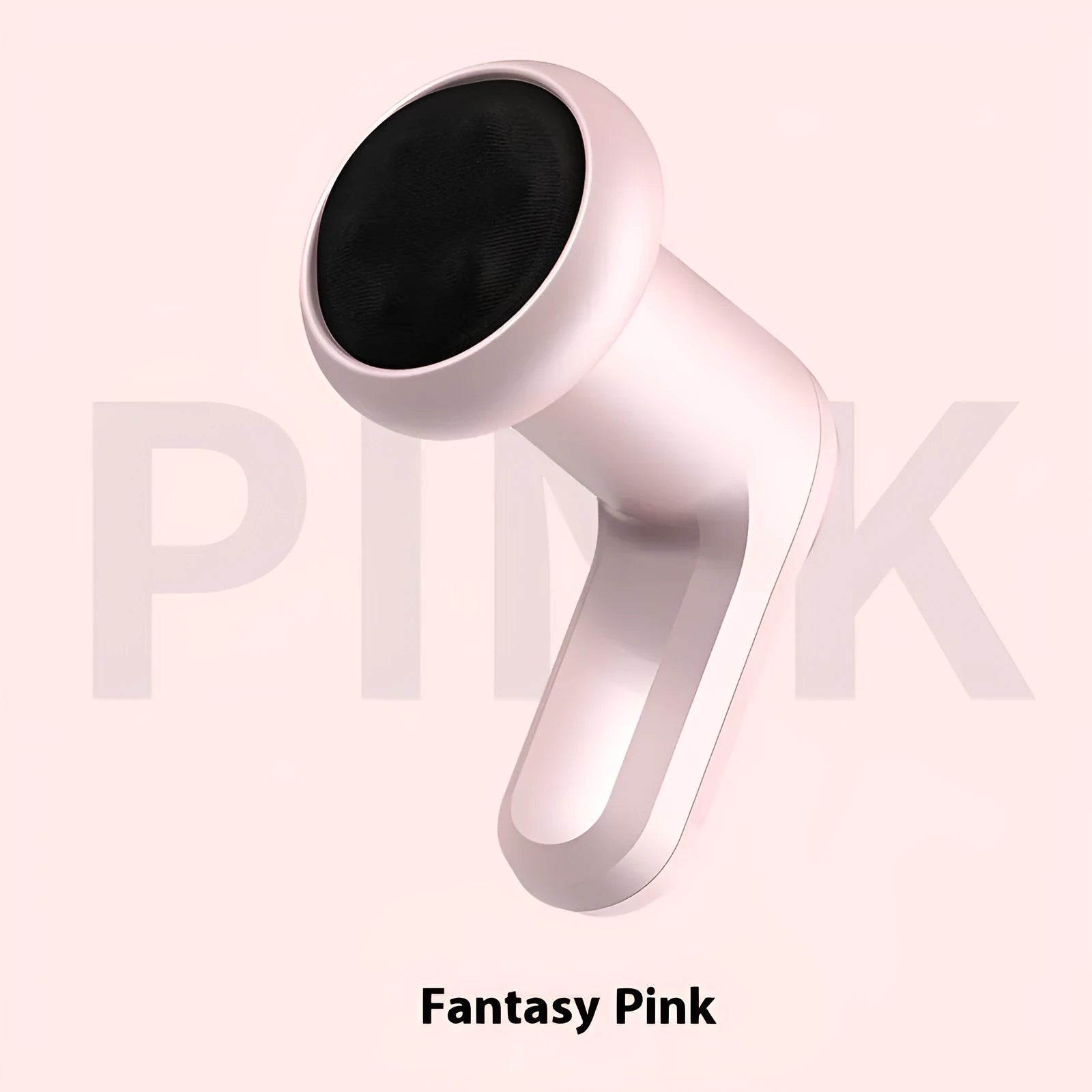 USB electric massager for neck, back, waist and legs in black, pink, or white.