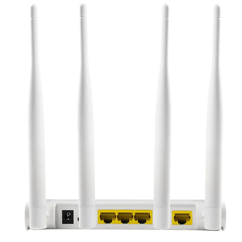CPE210 4G wireless router in white with EU power plug, 300Mbps WiFi speed, dimensions 24.3x14.6x5.5 cm