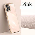 Electroplating TPU phone case for Apple iPhone 12 13 14 15 in black