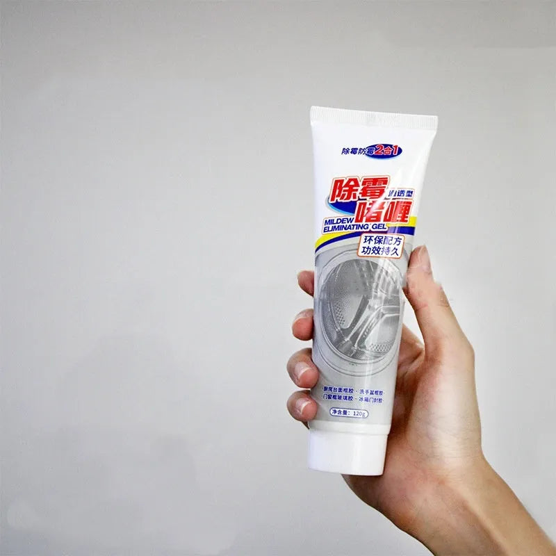 Household demildew gel for cleaning refrigerator and washing machine rubber gaskets