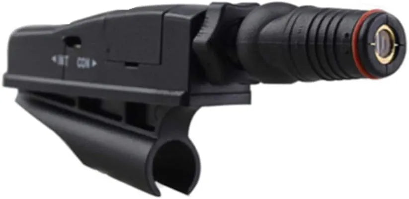Black plastic golf putter laser aiming instrument for putting alignment practice