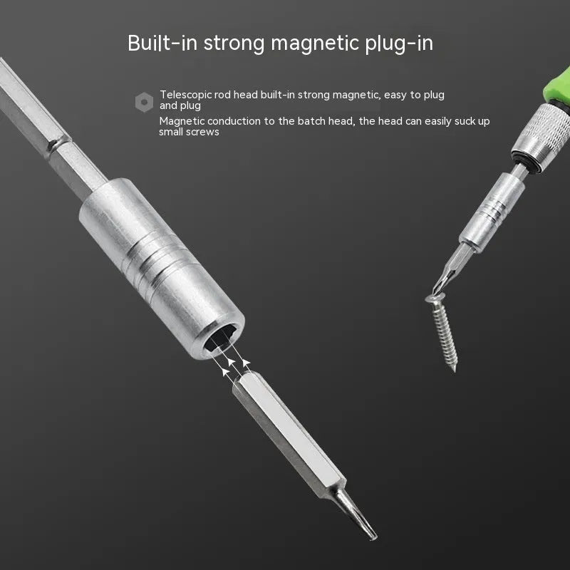 32-in-1 precision screwdriver set with multiple bits for mobile phone and electronics repair