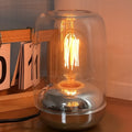 Geometric essential oil diffuser lamp measuring 20cm with simple modern design for bedroom use
