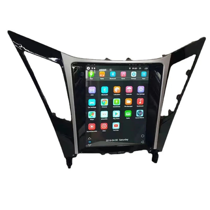 Vertical 9.7-inch Android car navigation touchscreen for 2008 Hyundai Sonata