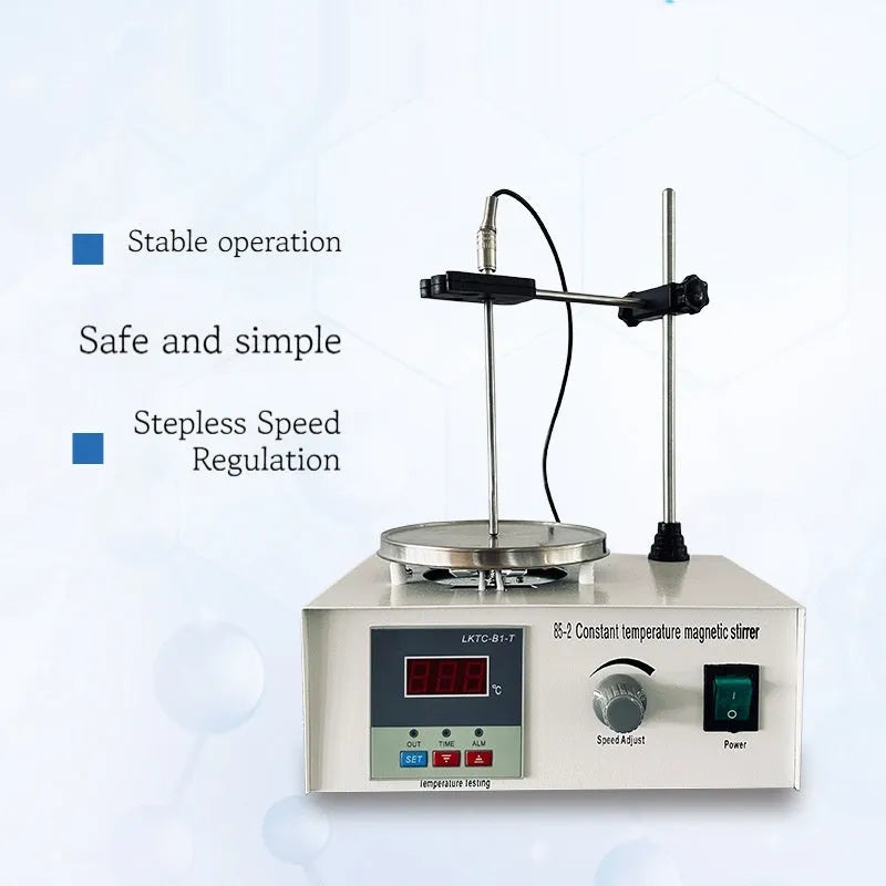 XLD-85-2 digital display constant temperature heating magnetic stirrer laboratory analyzer front view