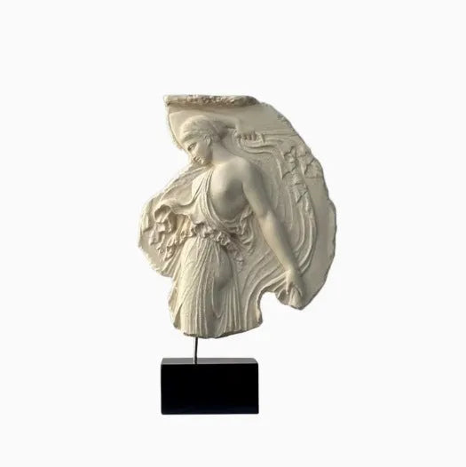 Italian-style Wine Goddess resin sculpture ornament in modern simplicity style.