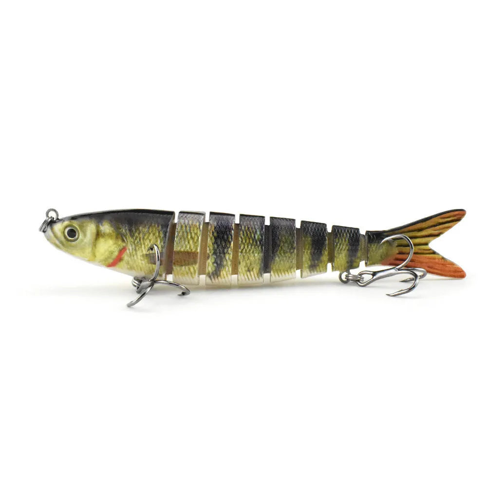 133mm bionic hard bait fishing lure in a fish shape, showing colour options.