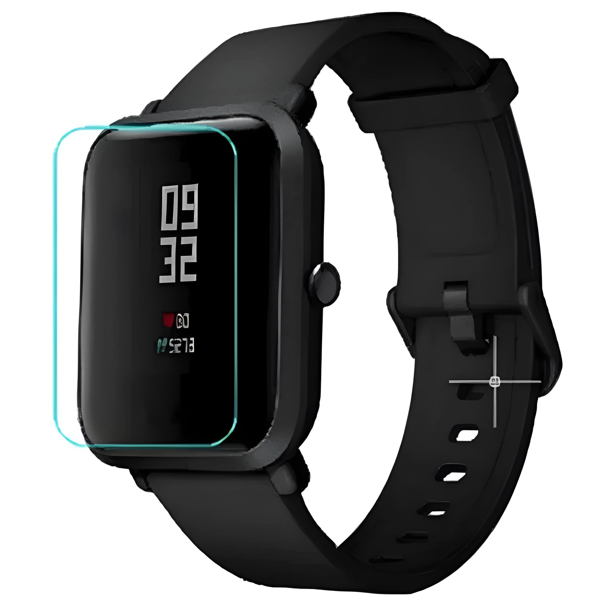 Huami Amazfit Bip S full screen hydrogel protector with anti-scratch TPU film.