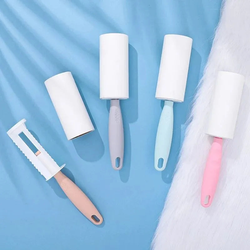 Lint roller refills sticky remover for pet dog hair on clothes and sofa, 21.5cm replaceable roll in apricot colour