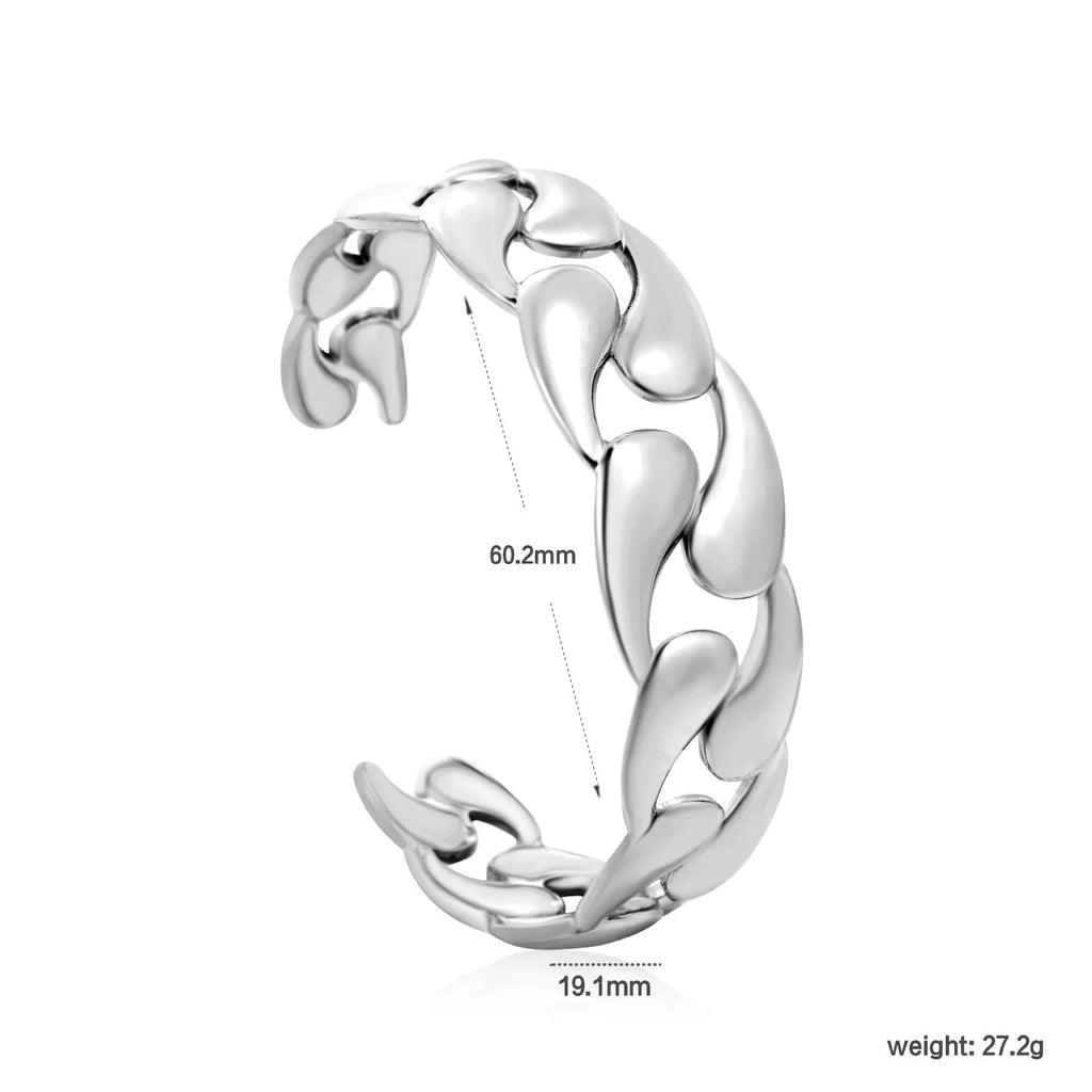 Stainless steel bracelet with advanced European design in three colour variations