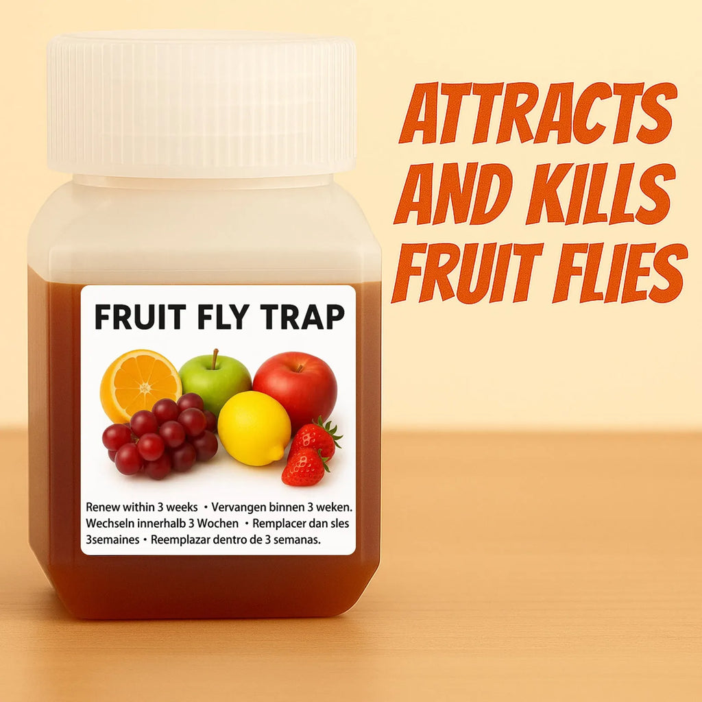 Bottle of fruit fly trap bait liquid refill for SK003 models