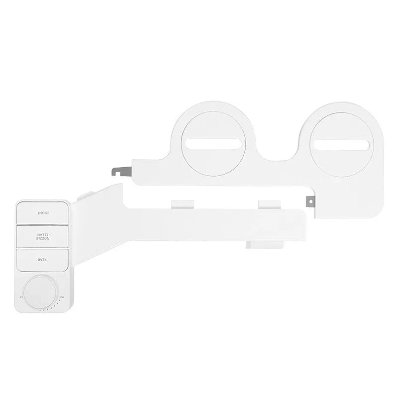 Pure white non-electric butt wash tool with button control and detachable components