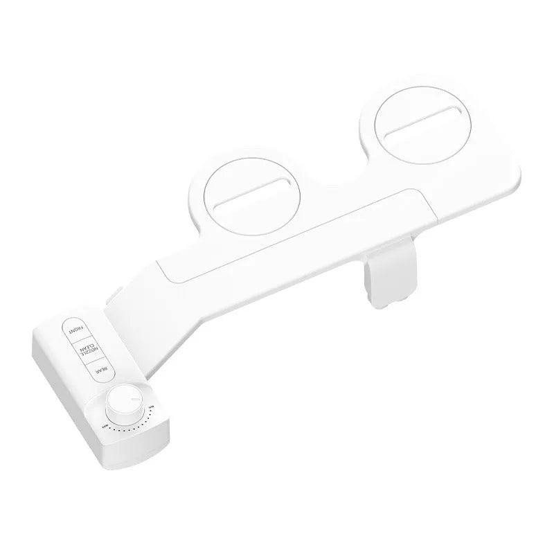 Pure white non-electric butt wash tool with button control and detachable components