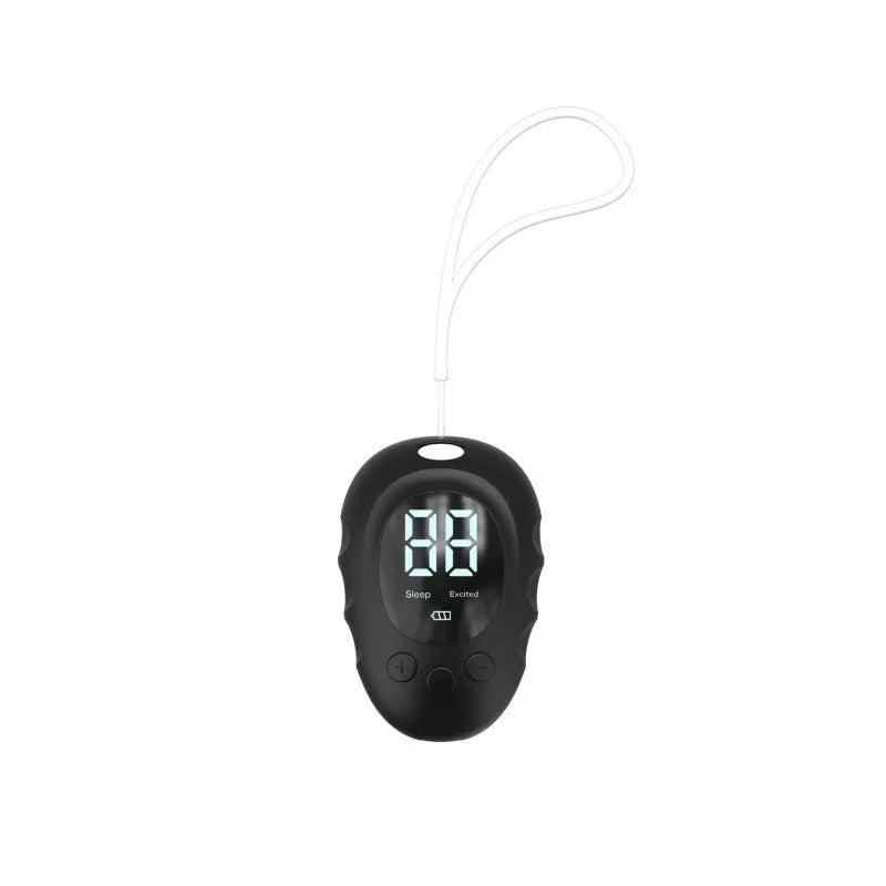 Silicone sleep aid hand grip sleep monitor in black, green or white colour with charging cable