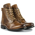 Black Knight Series leather boot with side zip on a mannequin foot