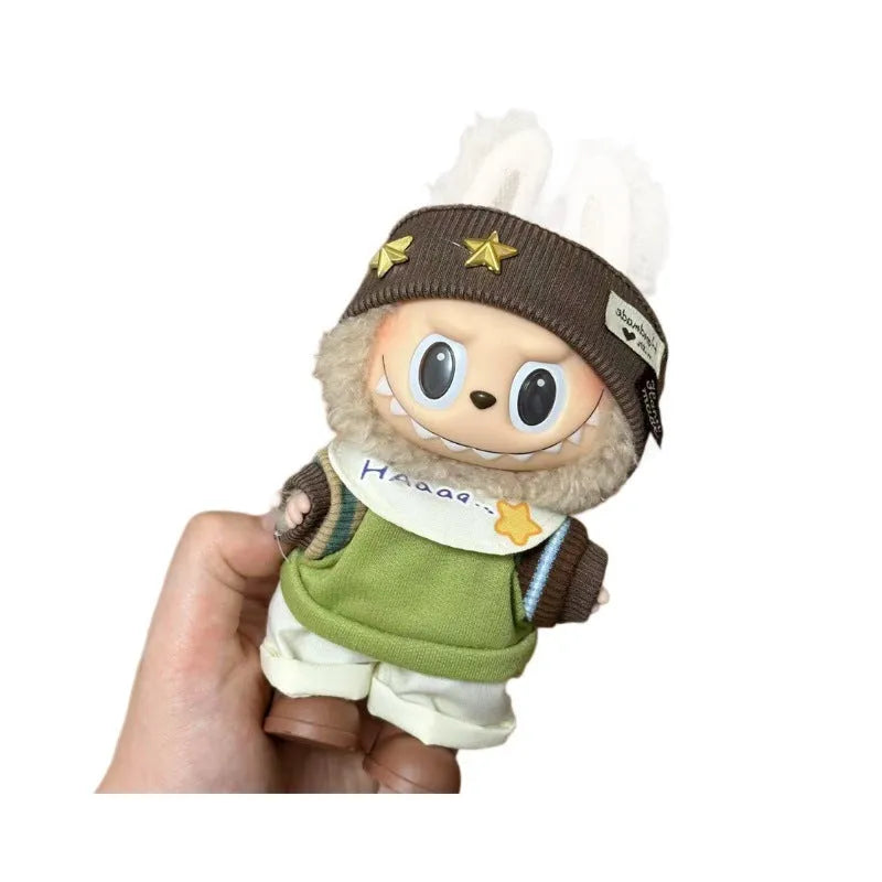 Plastic doll costume for a 17cm LBB series vinyl figurine on a white background.