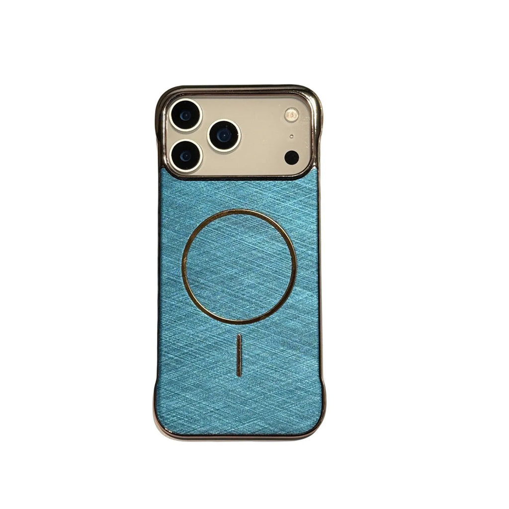 Electroplated magnetic phone case for iPhone 17 in multiple colours showing half-pack design.