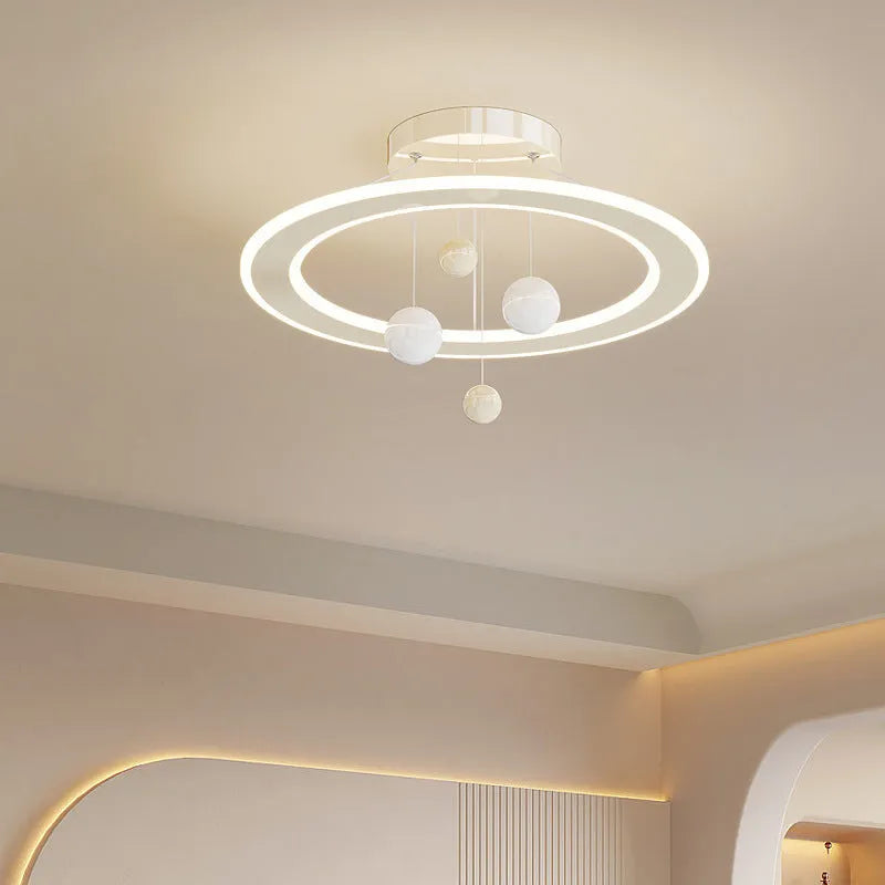 Modern simplicity bedroom chandelier with creative lamp design for children's rooms
