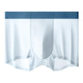 Men's ice silk graphene antibacterial shorts in bean green, black, khaki, light pink, and light blue colours