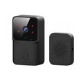 Intelligent visual doorbell with HD night vision and WiFi intercom, black or white finish