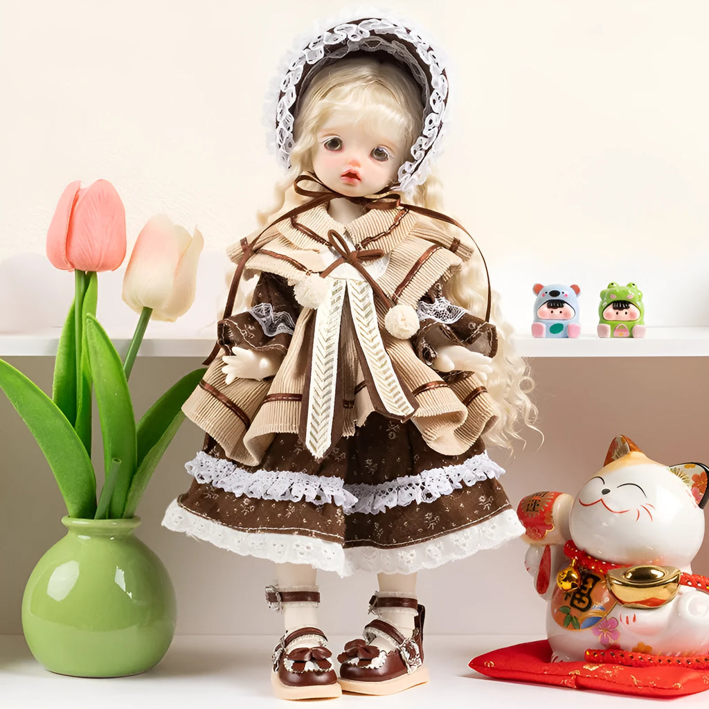 French-themed doll clothes in ten fantasy colours for 7-14 year old teenage dolls
