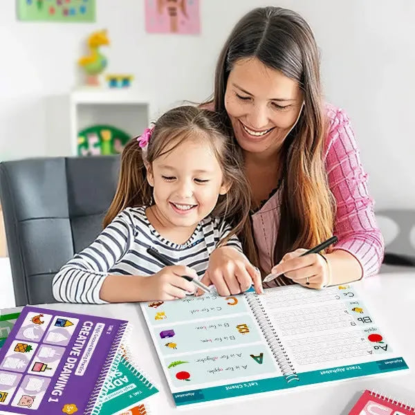 Children's word practice painting manual writing brace with stationery set for handwriting and drawing