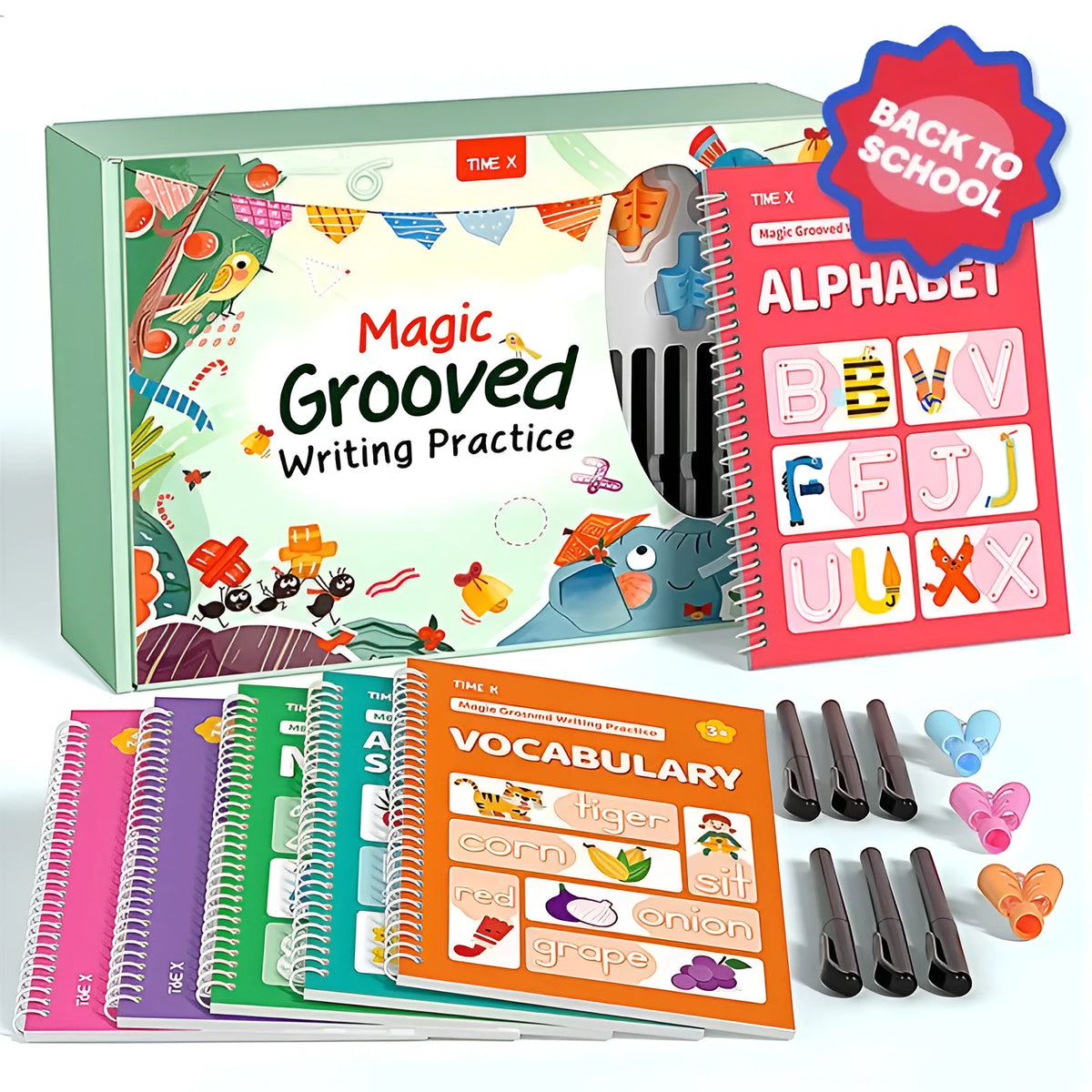 Children's word practice painting manual writing brace with stationery set for handwriting and drawing