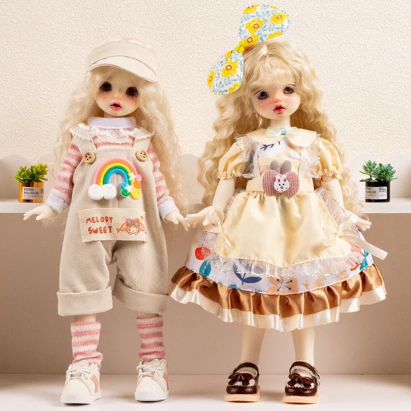 French-themed doll clothes in ten fantasy colours for 7-14 year old teenage dolls