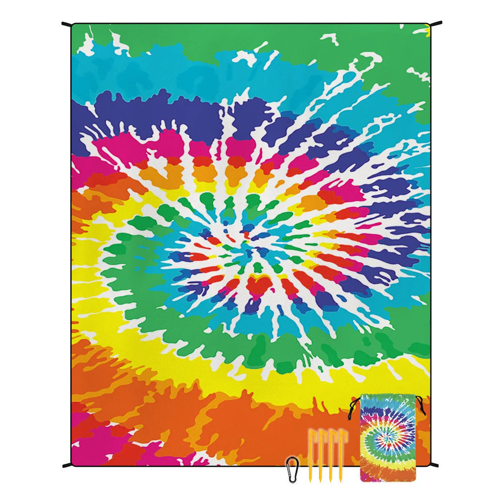 Moisture-proof polyester outdoor picnic mat 180x220cm for 4-6 people fashion design