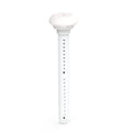 USB mini ultrasonic humidifier in white with cool mist and LED lamp, 54x220mm