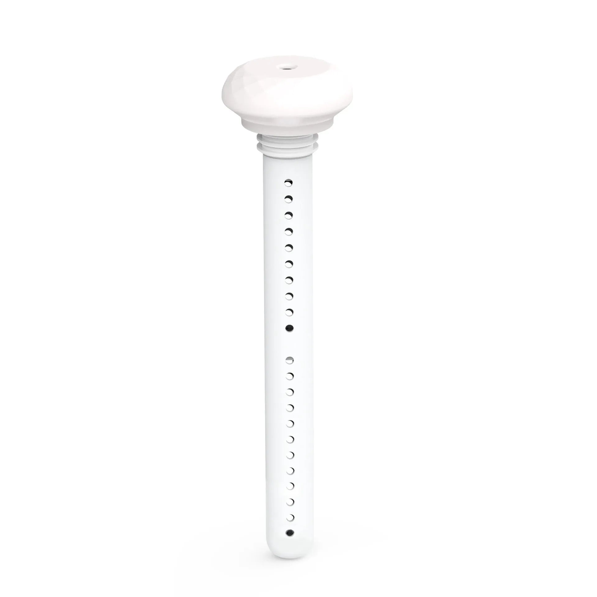 USB mini ultrasonic humidifier in white with cool mist and LED lamp, 54x220mm