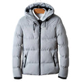 Men's casual solid colour polyester coat in red, grey, black, dark blue, sizes M to XXXXL
