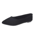 Women's flat pump shoes with a pointed toe in leopard print, beige, and black colour options on a white background.