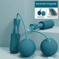 Bearings jump rope with ABS plastic handles in multiple colour options for fitness training