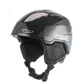 Wild Skiing double board helmet in bright white with grey trim for skiing and snowboarding protection