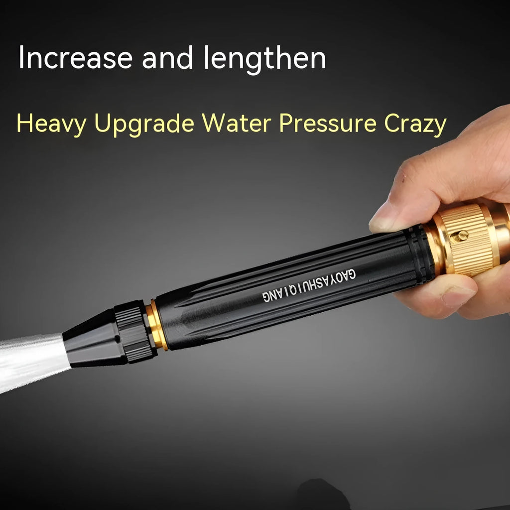 Black diamond alloy car wash water gun with straight spray pattern