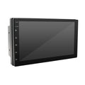 Black universal 7-inch car MP5 player with GPS navigation and integrated radio for manual transmission vehicles