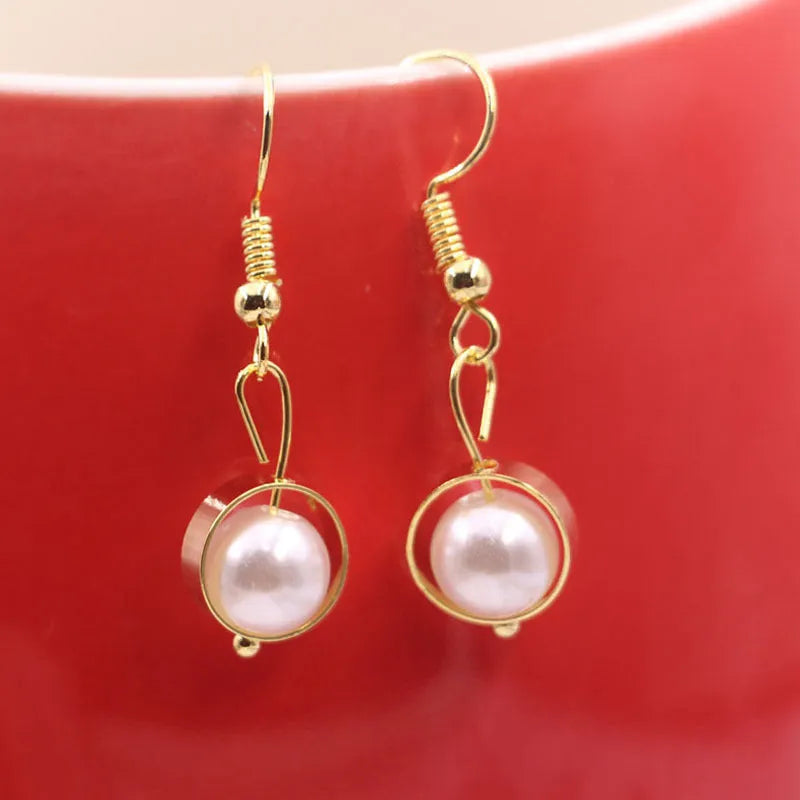 Retro star fringe earrings in copper with electroplated gold, rose gold or white gold finish