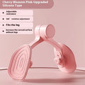 Pink and purple postpartum pelvic floor muscle trainer with PP coated construction and 3-gear adjustable resistance