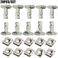 Universal lower screws for engine transmission cover - 20 piece set for Audi Volkswagen vehicles