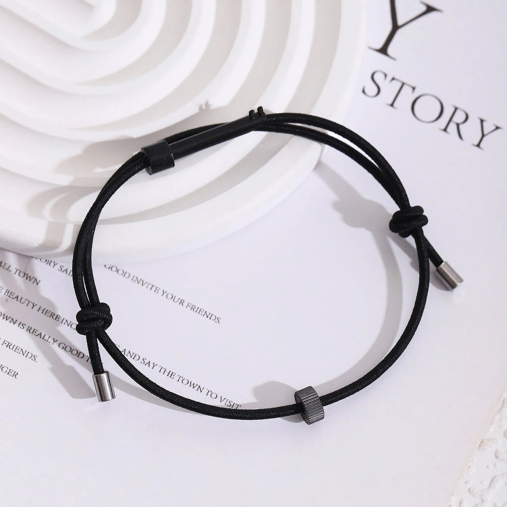 Tungsten carbide adjustable bracelet for emergency window breaking, unisex geometric style, available in multiple colours