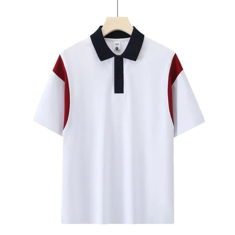 Men's loose fit raglan short sleeve cotton t-shirt in black, red, and dark green colours