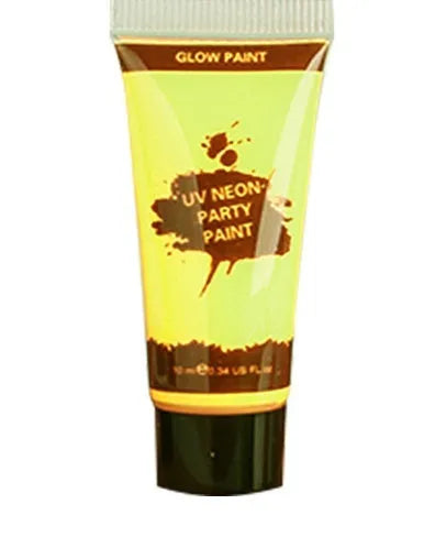 25ml tube of neon face and body paint in safe non-toxic formula