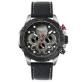 Octopus men's waterproof luminous quartz analogue watch in black or blue