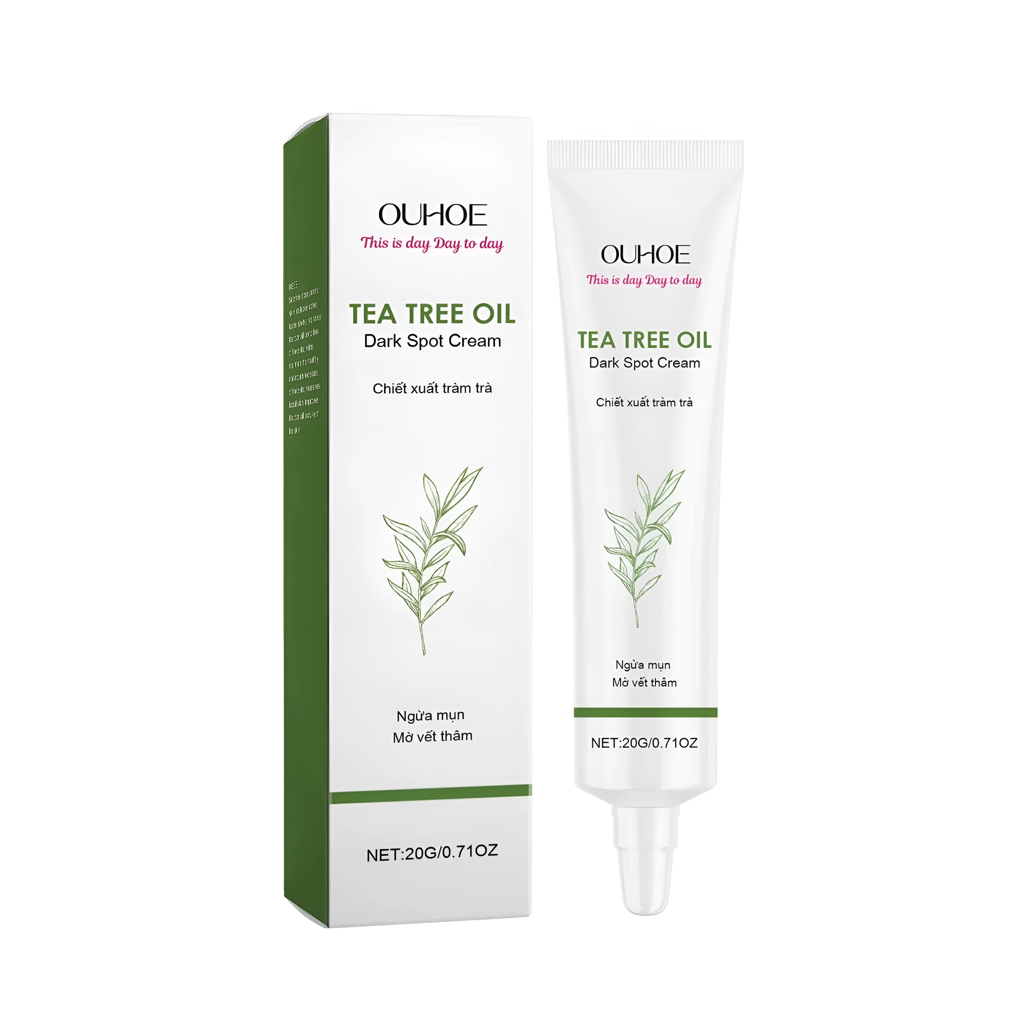20g tub of Tea Tree, Nicotinamide and Salicylic Acid Facial Care Cream