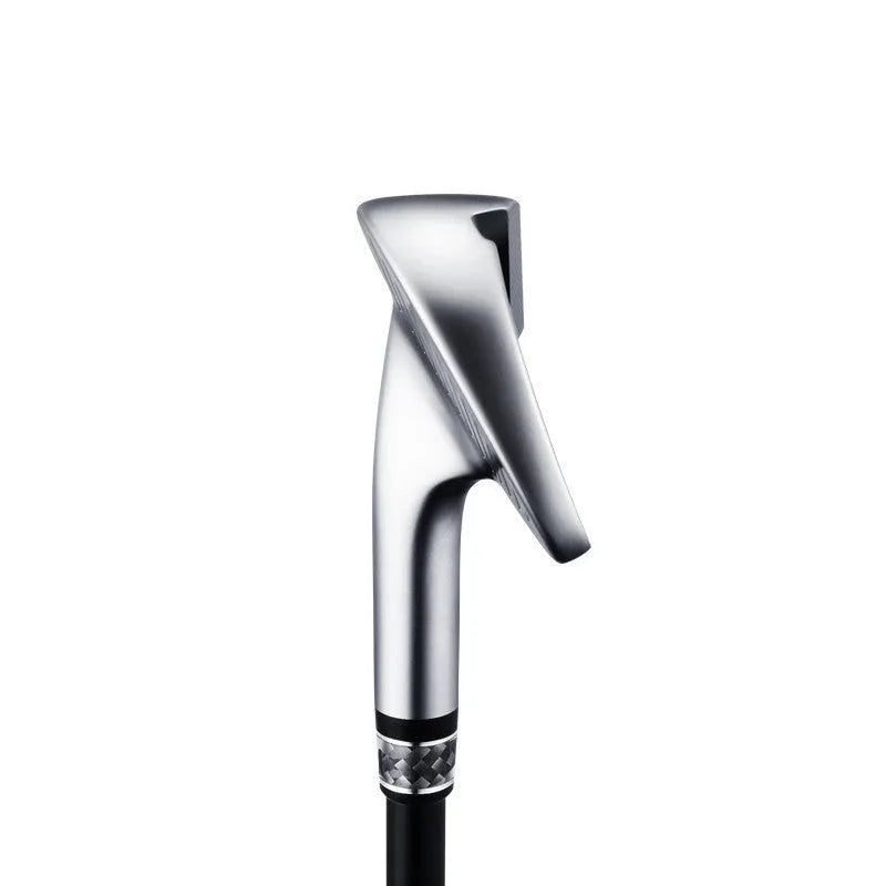Men's pro forged golf iron, 32 degree loft, 61.5 degree lie, stainless steel head, carbon or steel shaft, rubber grip