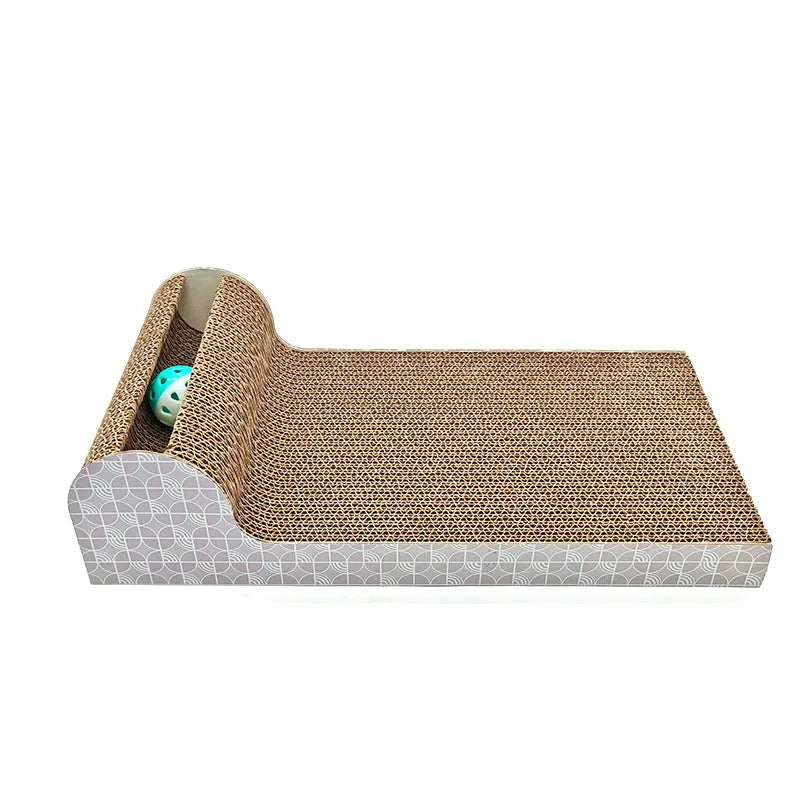 Large corrugated paper cat scratch board in foreign trade slippers style for indoor cats
