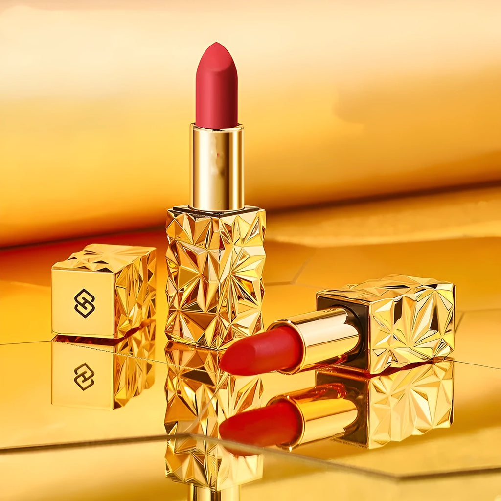 Velvet Soft Fog Lipstick 3.8g red matte colour lock lipstick with silky texture
